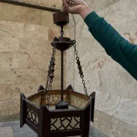 لوستر چوبی|لوستر و چراغ آویز|تهران, جهاد|دیوار