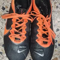 کفش فوتبال استوک نایک مشکی - نارنجی سایز 42|کیف، کفش، کمربند|شوش, |دیوار