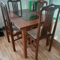 میز غذا خوری چهار نفر|میز و صندلی غذاخوری|آشخانه, |دیوار