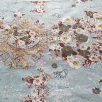 فروش پارچه پرده ای روبالشی باقیمت مناسب دارم|پرده، رانر، رومیزی|رودهن, |دیوار