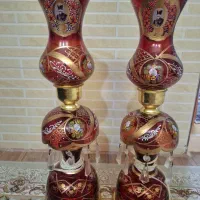 دو عدد شمعدان لاله عباسی