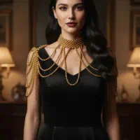 گردنبند رولباسی شیک