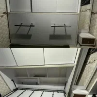 سرویس خواب با تخت تاشو در حد نو