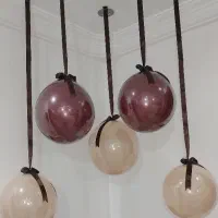 ۶ عدد بادکنک قهوه ای و کرمی