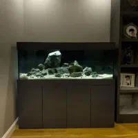 آکواریوم ریملس سوپر کلیر APA با پایه و سامپ