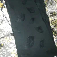 چادر دوخته شده مشکی گلدار مجلسی