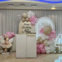بادکنک آرایی گل آرایی اجاره دکور درکرج سهیلیه ۴باغ