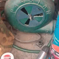منقل و باربیکیو صنعتی همراه با فن دمنده برقی