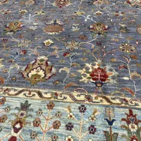 فرش دستباف (بساک)۱۱ متری  پشم دستریس رنگ گیاهی|فرش|مشکین‌دشت, |دیوار