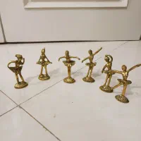 رقصنده برنز و پروانه دیوار کوب برنز