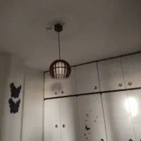لوستر طرح چوب مناسب آشپزخانه .راهرو یا اتاق خواب|لوستر و چراغ آویز|شاهین‌شهر, خانه کارگر|دیوار
