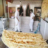 سه دانگ مغازه نانوایی سنگکی