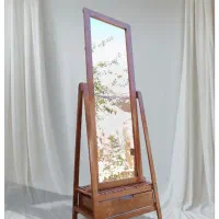 آینه کشودار تمام چوب روس