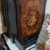 میز ناهار خوری با ۴ عدد صندلی سالم شسته شده تمیز|میز و صندلی غذاخوری|اندیشه, اندیشه فاز ۱|دیوار