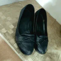 کفش کار کرده تمام چرم زنانه سایز ۳۷