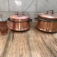 قابلمه مسی و نسوز|ظروف پخت‌وپز|قم, باجک دو|دیوار