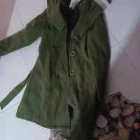 پالتو فوتر رنگ یشمی خیلی قشنگ تر عکسش|لباس|شاهینشهر, حاجی آباد|دیوار