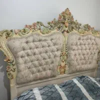 سرویس خواب دو نفره فرانسه تمام چوب|تخت و سرویس خواب|تهران, حر|دیوار