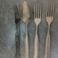 قاشق روکش نقره آمریکایی