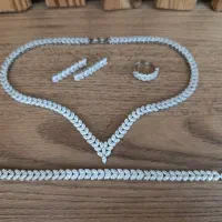 سرویس ۴ تیکه عروس طرح جواهر بدل رنگ ثابت|بدلیجات|پاکدشت, پاکدشت (مامازند)|دیوار