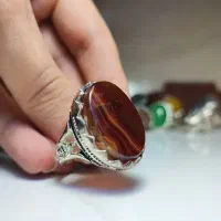 حراج انگشترهای مردانه آبکاری نقره|بدلیجات|نیشابور, شهرک ولیعصر|دیوار