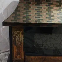 بخاری شومینه ای 18000|بخاری، هیتر، شومینه|ابهر, |دیوار