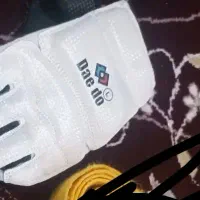 فروش ماسک صورت باهگو ویه جفت دستکش تکواندو