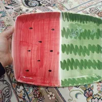 ظروف طرح هندوانه مخصوص شب یلدا|صنایع دستی و سایر لوازم تزئینی|فرخشهر, |دیوار