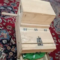 لانه بزرگ طوطی سانان جنس چوب روسی و در حد نو|لوازم جانبی حیوانات|اصفهان, شفق|دیوار