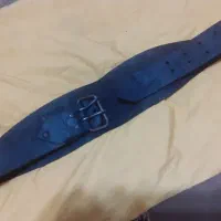 کمربندچرم قدیمی محکم مخصوص بدنسازی و ورزشهای رزمی|کیف، کفش، کمربند|اصفهان, خواجه عمید|دیوار