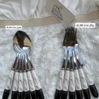 قاشق چنگال دسته سرامیکی|ظروف سرو و پذیرایی|بوشهر, |دیوار