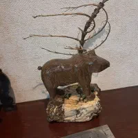 مجسمه چوبی دست ساز