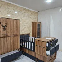 تخت دومنظوره نوزاد نوجوان هانتر|تخت و صندلی بچه|اهواز, دغاغله|دیوار