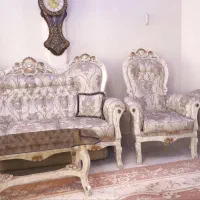 مبل استیل ۷ نفره و ناهار خوری ۸ نفره|مبلمان خانگی و میز عسلی|تهران, امامت|دیوار