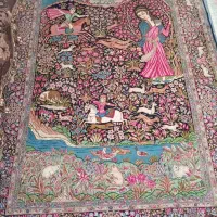 فرش آنتیک نقشه شکارگاه