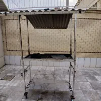 منقل بزرگ کبابی چرخ دار