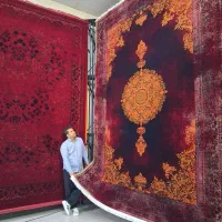 فرش آراد لاکی ۷۰۰شانه کاشان نقد واقساط درقلات