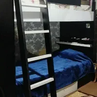 تخت دو طبقه سالم و بدون خط