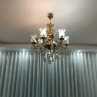 لوستر برنجی 12شاخه