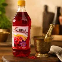 مایع زعفران نیم لیتری آترینا اصلی
