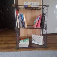 قفسه ی فلزی ۳ طبقه|کتابخانه، شلف، قفسههای دیواری|بابل, |دیوار