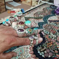 انگشترهای نقره دستساز