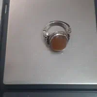 انگشتر عقیق نقره دست ساز|جواهرات|گرگان, |دیوار