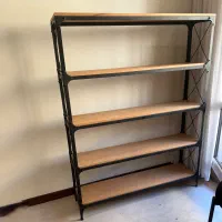 شلف چوبی فلزی