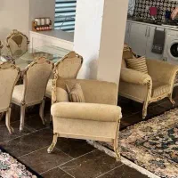 مبلمان ۷ نفره با میز ناهارخوری