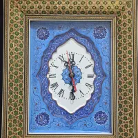 ساعت خاتم کاری ومینا کاری شده