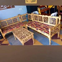 مبل. و تخت سنتی  تو ابعاد مختلف|صندلی و نیمکت|میانه, |دیوار