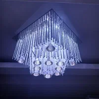 ۲ عدد لوستر سقفی ۴۰×۴۰ ریموت دار