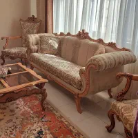 مبلمان استیل کلاسیک چوب راش بسیار شیک