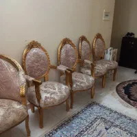 مبلمان ۹ نفره چوب راش کاملا سالم